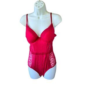 Sensual Large Bodysuit Lace Underwire Snap Crotch